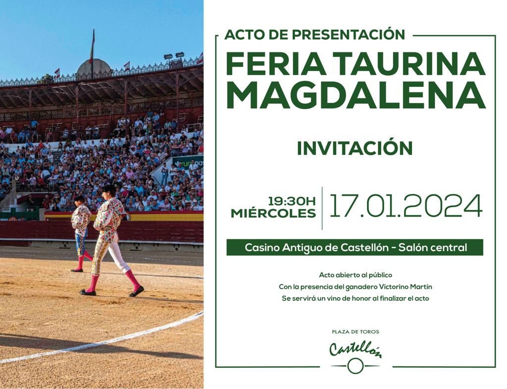 Presentación de la Feria de la Magdalena 2024